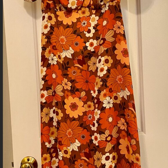 NWT Max + Ash Floral Open Back Midi Dress - Picture 1 of 5